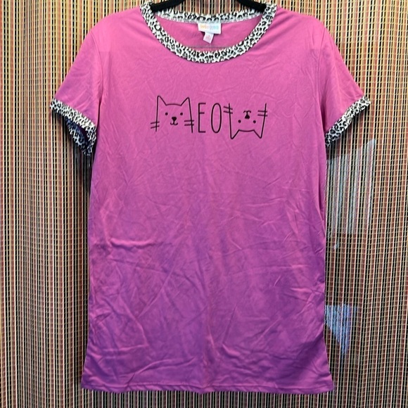 LALAROE Simply Comfortable Tee Shirt, SZ S, 60% Cotton, 40% Polyester, Very Soft - Picture 3 of 5